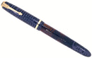 1947 PARKER AZURE BLUE PEARL VACUMATIC DEBUTANTE FOUNTAIN PEN F - BB NIB RESTORED OFFERED BY ANTIQUE DIGGER