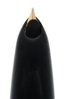 1947 PARKER 51 INDIA BLACK VACUMATIC SMOOTH FINE NIB FOUNTAIN PEN RESTORED OFFERED BY ANTIQUE DIGGER