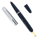 1947 PARKER 51 CEDAR BLUE VACUMATIC FINE NIB FOUNTAIN PEN RESTORED NEAR MINT OFFERED BY ANTIQUE DIGGER