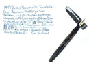 1947 PARKER VACUMATIC SILVER PEARL SINGLE JEWEL FOUNTAIN PEN RESTORED NEAR MINT OFFERED BY ANTIQUE DIGGER