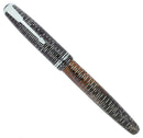 1947 PARKER VACUMATIC SILVER PEARL SINGLE JEWEL FOUNTAIN PEN RESTORED NEAR MINT OFFERED BY ANTIQUE DIGGER