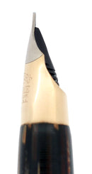 C1947 SHEAFFER TRIUMPH STATESMAN GOLDEN BROWN FOUNTAIN PEN PLUNGER FILL RESTORED OFFERED BY ANTIQUE DIGGER