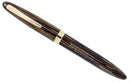 C1947 SHEAFFER TRIUMPH STATESMAN GOLDEN BROWN FOUNTAIN PEN PLUNGER FILL RESTORED OFFERED BY ANTIQUE DIGGER