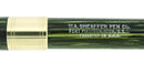 CIRCA 1947 SHEAFFER TRIUMPH VALIANT MARINE GREEN OVERSIZE FOUNTAIN PEN RESTORED OFFERED BY ANTIQUE DIGGER