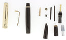 1948 PARKER 51 VACUMATIC DOUBLE JEWEL BLACK FOUNTAIN PEN 1/10 16K CAP RESTORED OFFERED BY ANTIQUE DIGGER
