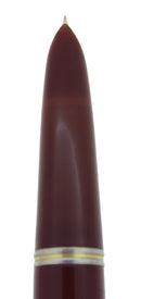 RARE 1948 PARKER 51 SOLID 14K GOLD EMPIRE 2-TONE CAP FOUNTAIN PEN RESTORED OFFERED BY ANTIQUE DIGGER