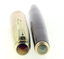 RARE 1948 PARKER 51 SOLID 14K GOLD EMPIRE 2-TONE CAP FOUNTAIN PEN RESTORED OFFERED BY ANTIQUE DIGGER