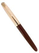 1948 PARKER 51 AEROMETRIC BURGUNDY FOUNTAIN PEN FINE/MEDIUM NIB RESTORED OFFERED BY ANTIQUE DIGGER