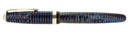 1948 PARKER VACUMATIC AZURE BLUE PEARL MAJOR FOUNTAIN PEN RESTORED OFFERED BY ANTIQUE DIGGER