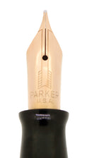 1948 PARKER VACUMATIC AZURE BLUE PEARL MAJOR FOUNTAIN PEN RESTORED OFFERED BY ANTIQUE DIGGER