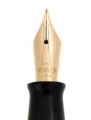 1948 PARKER AZURE PEARL VACUMATIC FOUNTAIN PEN MAJOR SIZE RESTORED NEAR MINT OFFERED BY ANTIQUE DIGGER