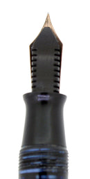 1948 PARKER VACUMATIC AZURE BLUE PEARL MAJOR FOUNTAIN PEN RESTORED NEAR MINT OFFERED BY ANTIQUE DIGGER