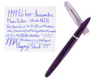 1949 PARKER 51 PLUM AEROMETRIC FOUNTAIN PEN WITH 1.19MM STUB NIB RESTORED OFFERED BY ANTIQUE DIGGER
