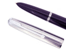 1949 PARKER 51 PLUM AEROMETRIC FOUNTAIN PEN WITH 1.19MM STUB NIB RESTORED OFFERED BY ANTIQUE DIGGER