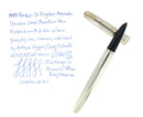 1949 PARKER 51 AEROMETRIC FLIGHTER STAINLESS FOUNTAIN PEN F/M NIB RESTORED
