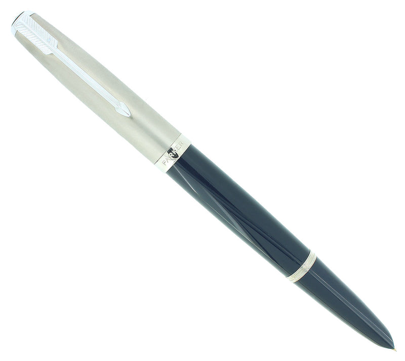 1949 PARKER 51 MIDNIGHT BLUE AEROMETRIC FOUNTAIN PEN RESTORED NEAR MINT OFFERED BY ANTIQUE DIGGER