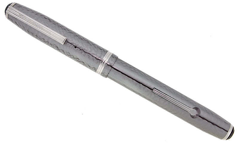 CIRCA 1952 ESTERBROOK SJ MODEL GRAY PEARL FOUNTAIN PEN RESTORED OFFERED BY ANTIQUE DIGGER
