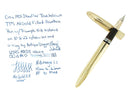 CIRCA 1951 SHEAFFER WHITE DOT SIGNET TRIUMPH TM TOUCHDOWN FOUNTAIN PEN RESTORED OFFERED BY ANTIQUE DIGGER