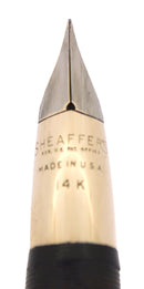 CIRCA 1951 SHEAFFER WHITE DOT SIGNET TRIUMPH TM TOUCHDOWN FOUNTAIN PEN RESTORED OFFERED BY ANTIQUE DIGGER