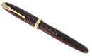 1952 PARKER BURGUNDY PEARL VACUMATIC MAJOR FOUNTAIN PEN XF-BB FLEX NIB RESTORED OFFERED BY ANTIQUE DIGGER
