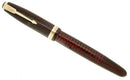 1952 PARKER BURGUNDY PEARL VACUMATIC FOUNTAIN PEN F-BB FLEX NIB RESTORED OFFERED BY ANTIQUE DIGGER
