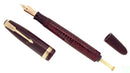 1952 PARKER BURGUNDY PEARL VACUMATIC FOUNTAIN PEN F-BB FLEX NIB RESTORED OFFERED BY ANTIQUE DIGGER