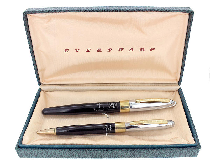 C1952 EVERSHARP SYMPHONY DELUXE FOUNTAIN PEN & PENCIL SET NEVER INKED OFFERED BY ANTIQUE DIGGER