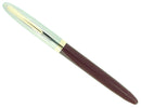C1952 SHEAFFER SENTINEL BURGUNDY SNORKEL F NIB FOUNTAIN PEN NEW OLD STOCK OFFERED BY ANTIQUE DIGGER