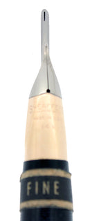 C1952 SHEAFFER SENTINEL BURGUNDY SNORKEL F NIB FOUNTAIN PEN NEW OLD STOCK OFFERED BY ANTIQUE DIGGER