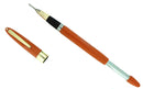 CIRCA 1952 SHEAFFER VALIANT MANDARIN ORANGE SNORKEL FOUNTAIN PEN RESTORED OFFERED BY ANTIQUE DIGGER