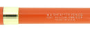 CIRCA 1952 SHEAFFER VALIANT MANDARIN ORANGE SNORKEL FOUNTAIN PEN RESTORED OFFERED BY ANTIQUE DIGGER