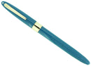C1952 SHEAFFER STATESMAN PASTEL BLUE SNORKEL F NIB FOUNTAIN PEN NEW OLD STOCK OFFERED BY ANTIQUE DIGGER