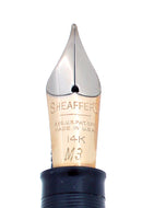 STICKERED C1953 SHEAFFER SARATOGA PASTEL GREEN SNORKEL FOUNTAIN PEN & PENCIL SET MINT NEW OLD STOCK OFFERED BY ANTIQUE DIGGER