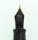 1953 PARKER BURGUNDY PEARL VACUMATIC MAJOR FOUNTAIN PEN F-BB FLEX NIB RESTORED OFFERED BY ANTIQUE DIGGER