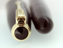 1953 PARKER BURGUNDY PEARL VACUMATIC MAJOR FOUNTAIN PEN F-BB FLEX NIB RESTORED OFFERED BY ANTIQUE DIGGER
