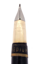 STICKERED C1953 SHEAFFER SENTINEL BURGUNDY SNORKEL FOUNTAIN PEN & PENCIL SET MINT NOS OFFERED BY ANTIQUE DIGGER