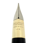 C1953 SHEAFFER MANDARIN ORANGE SENTINEL SNORKEL FOUNTAIN PEN AND PENCIL SET RESTORED OFFERED BY ANTIQUE DIGGER