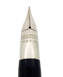 CIRCA 1953 SHEAFFER PEACOCK BLUE STATESMAN SNORKEL FOUNTAIN PEN AND PENCIL SET RESTORED OFFERED BY ANTIQUE DIGGER