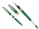 C1953 SHEAFFER STATESMAN PASTEL GREEN SNORKEL FOUNTAIN PEN & PENCIL SET MINT NEW OLD STOCK OFFERED BY ANTIQUE DIGGER