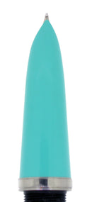 C1956 PARKER 41 FISHSCALE CAP TURQUOISE FOUNTAIN PEN IN ORIGINAL BOX NEW OLD STOCK NEVER INKED OFFERED BY ANTIQUE DIGGER