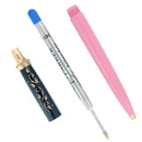 C1958 PARKER TURBAN TOP RINCESS JOTTER BALLPOINT PEN BLACK & PINK NEW REFILL OFFERED BY ANTIQUE DIGGER