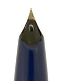 C1959 SHEAFFER BLUE PFM V SNORKEL PEN FOR MEN FOUNTAIN PEN RESTORED OFFERED BY ANTIQUE DIGGER