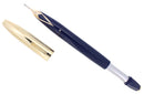 C1959 SHEAFFER BLUE PFM V SNORKEL PEN FOR MEN FOUNTAIN PEN RESTORED OFFERED BY ANTIQUE DIGGER