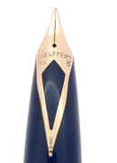 C1959 SHEAFFER BLUE PFM V SNORKEL PEN FOR MEN FOUNTAIN PEN RESTORED OFFERED BY ANTIQUE DIGGER