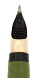 CIRCA 1959 SHEAFFER FERN GREEN SENTINEL SNORKEL FOUNTAIN PEN RESTORED OFFERED BY ANTIQUE DIGGER