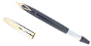 C1959 SHEAFFER GRAY PFM IV SNORKEL PEN FOR MEN XF-M NIB FOUNTAIN PEN RESTORED OFFERED BY ANTIQUE DIGGER