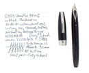C1959 SHEAFFER BLACK PFM I PEN FOR MEN SNORKEL FOUNTAIN PEN RESTORED OFFERED BY ANTIQUE DIGGER