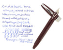 CIRCA 1959 SHEAFFER PFM I BURGUNDY FOUNTAIN PEN MEDIUM NIB RESTORED OFFERED BY ANTIQUE DIGGER