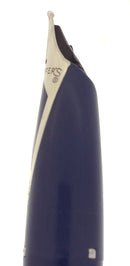 CIRCA 1959 SHEAFFER BLUE PFM II SNORKEL BROAD NIB FOUNTAIN PEN RESTORED OFFERED BY ANTIQUE DIGGER