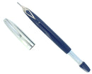 CIRCA 1959 SHEAFFER BLUE PFM II SNORKEL BROAD NIB FOUNTAIN PEN RESTORED OFFERED BY ANTIQUE DIGGER